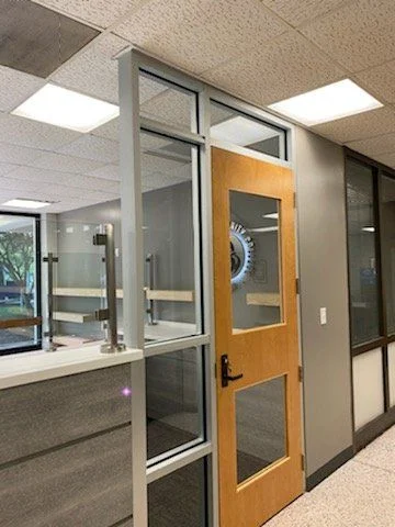 Commercial glass project by Atlantic Glass & Mirror