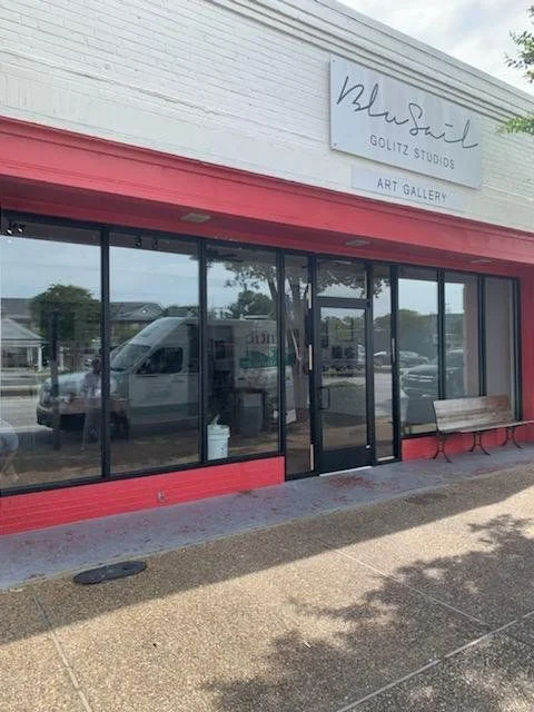 Custom glass work completed on site